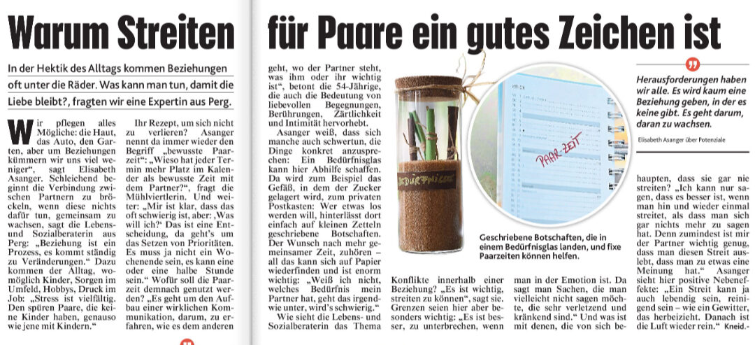 Warum Streiten für Paare ein gutes Zeichen ist